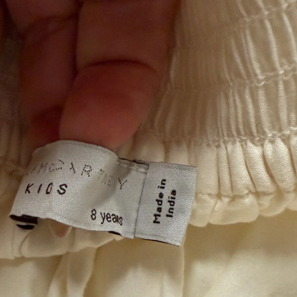 Stella McCartney kids, Elegant Cream Embroidered Skirt